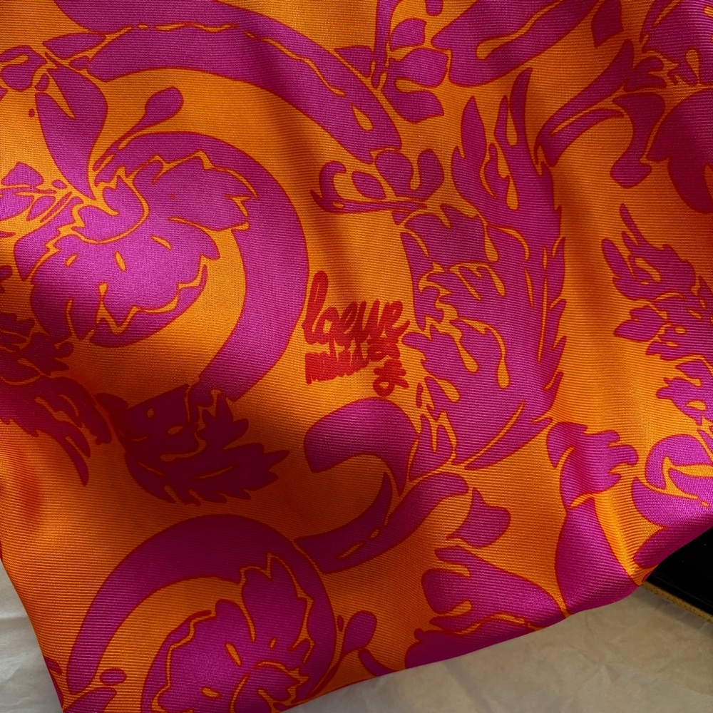 100% Authentic Loewe Silk Scarf